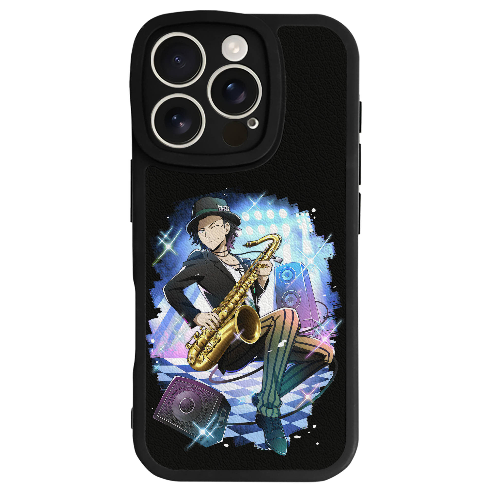 （画像用） 文豪ストレイドッグス Bungo Stray Dogs 【iPhone 16シリーズ対応】シリコンスマホケース（レザー調） 材質：シリコン